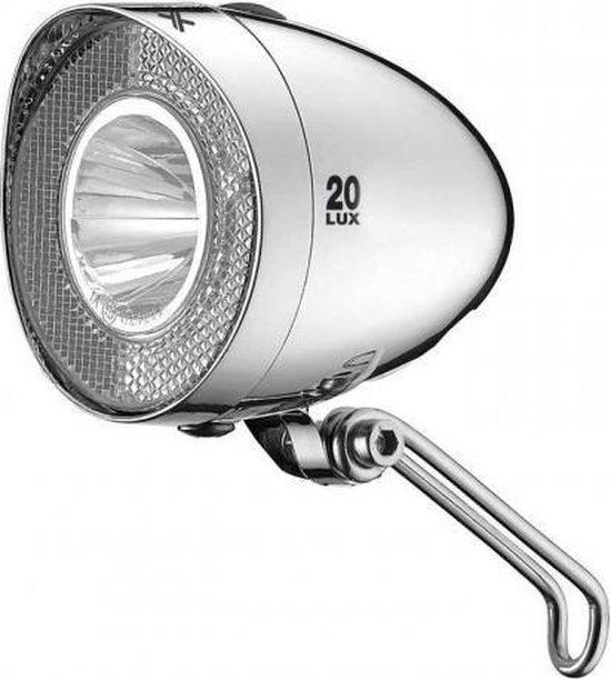 XLC Retro CL-F20 Koplamp Fiets – LED – Inlcusief batterijen – 20 Lux van XLC