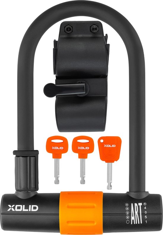 Xolid Beugelslot voor Scooter of Fiets - Gebruik als Scooterslot of Fietsslot van XO