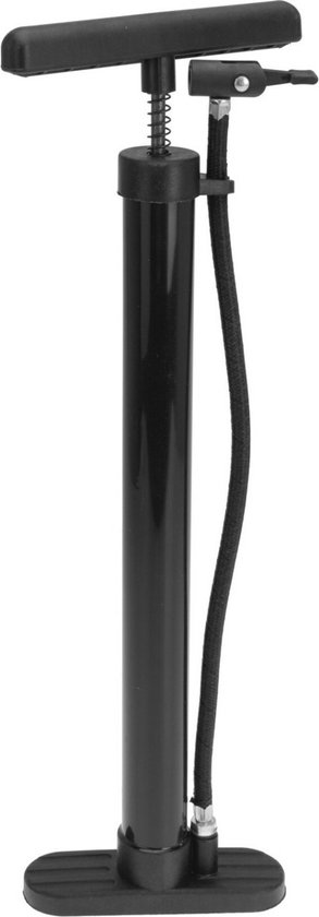 XQ Max Fietspomp staand - met extra ventielen - zwart - H45 cm van XQ Max