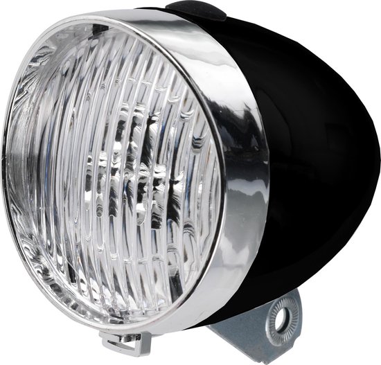 Xq Max Koplamp Retro Zwart 3-led Batterij