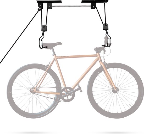 XQMax Fietslift - Max 45kg Draagkracht - Fietslift Ophangsysteem - Fiets Ophangsysteem - Alle soorten fietsen van Merkloos