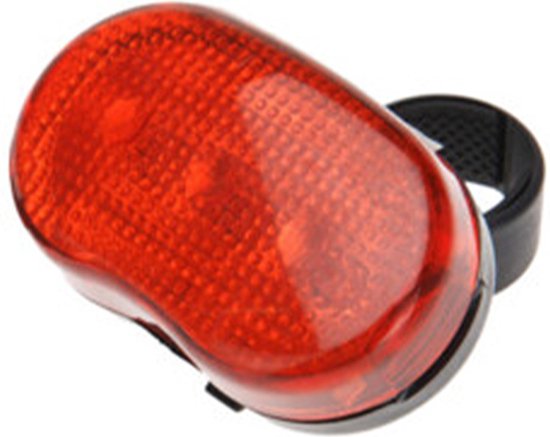 XQMax Fietsverlichting - achterlicht/fietslamp - rood - LED - op batterijen