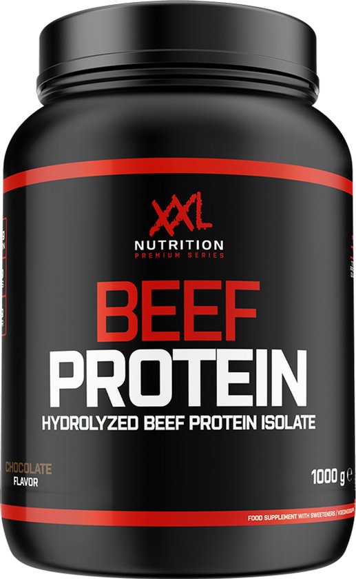 XXL Nutrition - Beef Protein - Chocolade - Eiwitpoeder - 1000 g