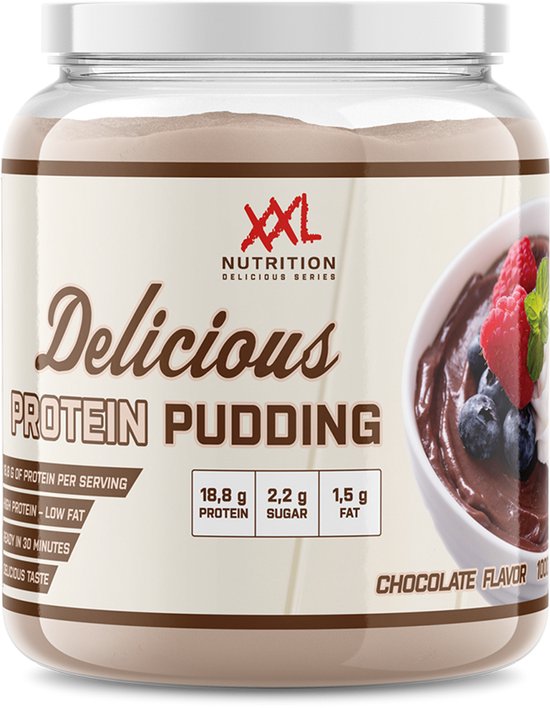 XXL Nutrition - Delicious Protein Pudding - Chocolade - Eiwitpudding - 440 g