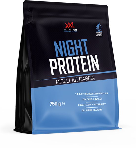XXL Nutrition - Night Protein - Neutraal - Caseïne Eiwitpoeder - 750 g