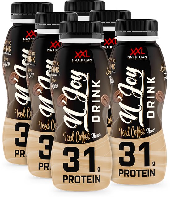 XXL Nutrition - N'Joy Protein Drink - Iced Coffee - Protein Drink - 6 Pack van XXL Nutrition