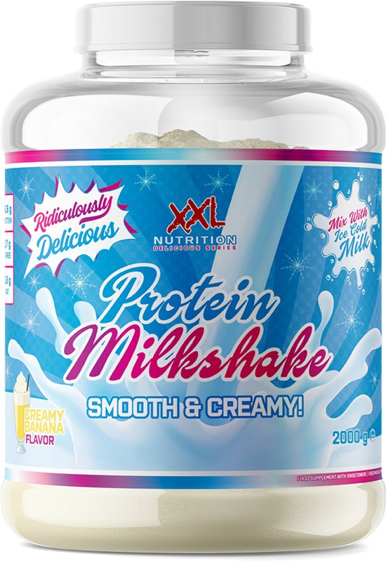 XXL Nutrition - Protein Milkshake - Creamy Banana - Eiwitshake - 750 g van XXL Nutrition