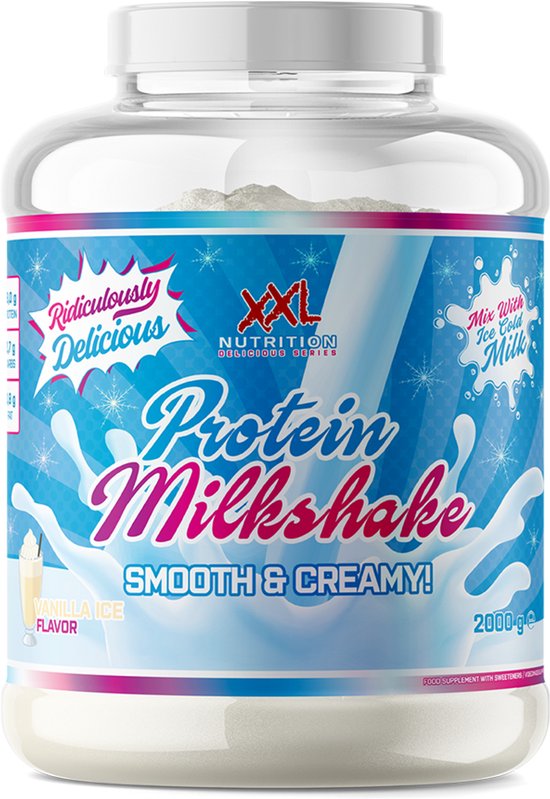 XXL Nutrition - Protein Milkshake - Vanilla Ice - Eiwitshake - 750 g