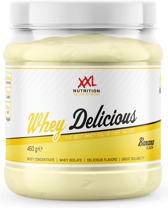 XXL Nutrition - Whey Delicious - Banaan - Eiwitpoeder - 450 g