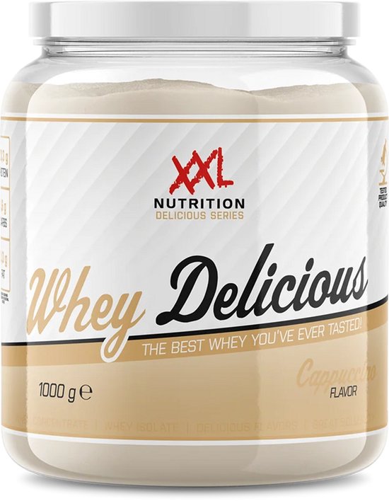 XXL Nutrition - Whey Delicious - Cappuccino - Eiwitpoeder - 1000 g