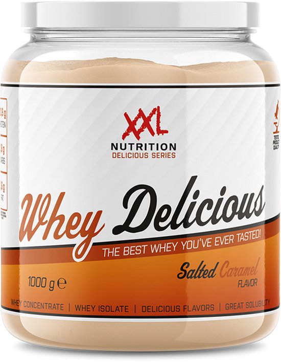 XXL Nutrition - Whey Delicious - Salted Caramel - Eiwitpoeder - 1000 g