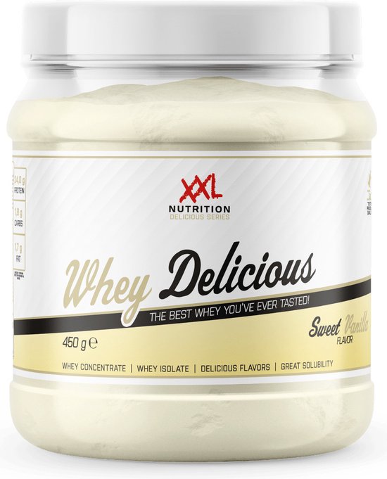 XXL Nutrition - Whey Delicious - Vanille - Eiwitpoeder - 450 g