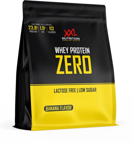 XXL Nutrition - Whey Isolate Zero - Banaan - Eiwitpoeder - 1000 g van XXL Nutrition