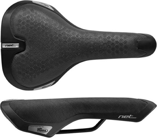 Zadel Italia Net Zwart van Selle Italia