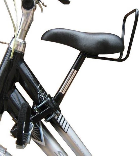 Zadel op Stang Kinderzitje Model 3 voor Oversized Damesfiets van Shotgun.