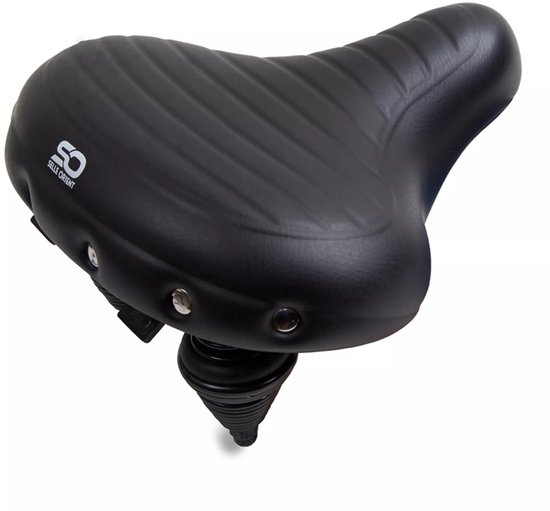 Zadel Selle Orient - Elastomeer Unisex 270 X 244 Mm - Zwart Fietszadel van Selle Orient