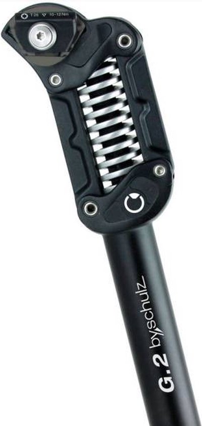 Zadelpen By,Schulz G.2 ST 30.9mm 350mm Hard Zwart van By,Schulz