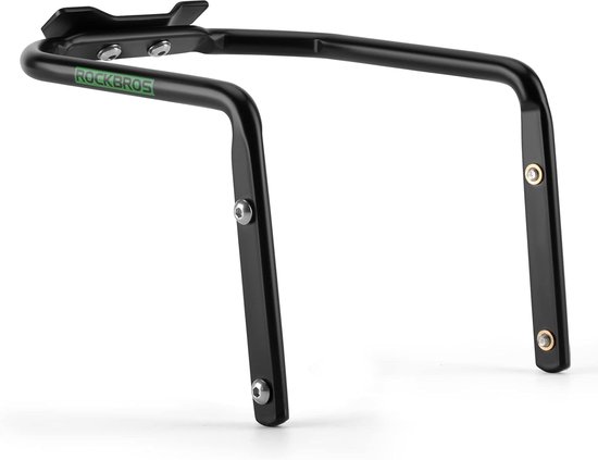 Zadeltas Stabilizer Anti-Shake Ondersteuning - Fiets Achterbank Mount - Waterdichte Aluminium Waterfles Houder Beugel - Zwart