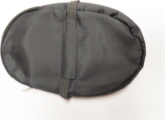 Zadeltasje - Retro - Tubezakje - Zwart - Ovaal - 12 cm op 20 cm van $