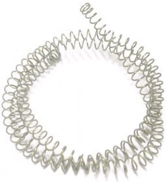 Zak a 1 meter drukveer rvs van Merkloos