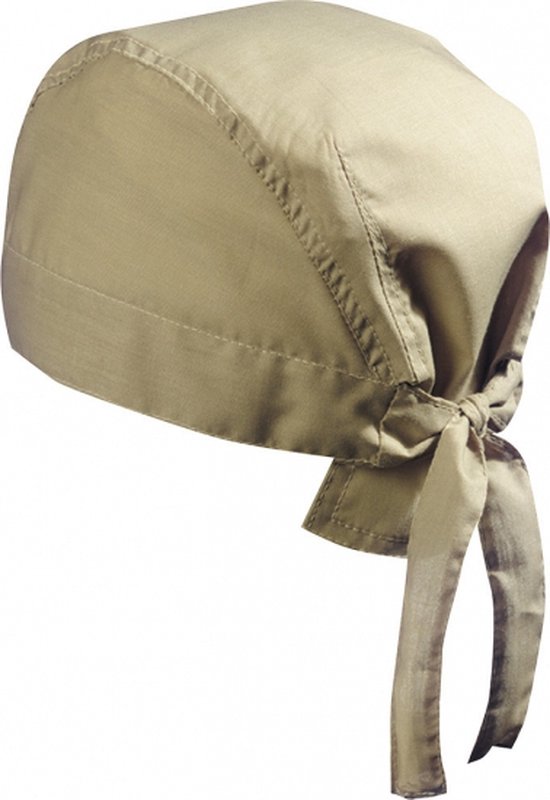 Zand kleurige bandana uni 1