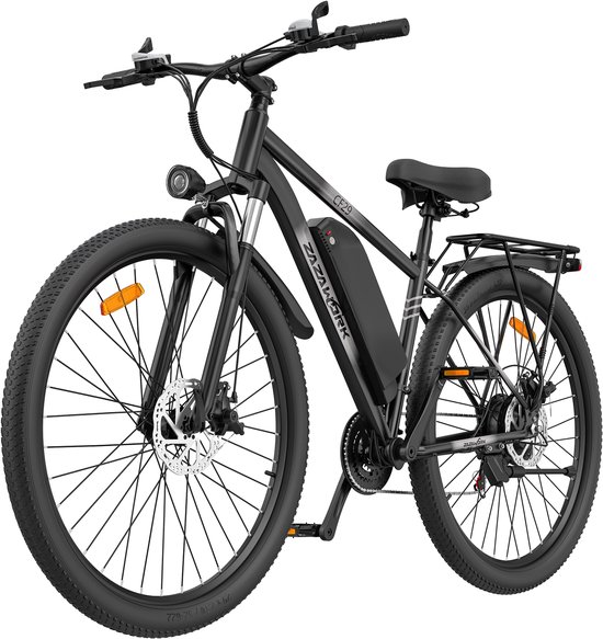 ZAZAWORK CF29 E-Bike - 29 inch - 40km actieradius - 250W motor - 48V15AH Accu - Mechanische schijfremmen - zwart