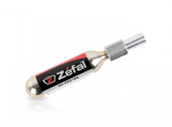 Zefal EZ Adaptor Fietspomp - CO2 Pomp - Aluminium - SV/AV - Zilver