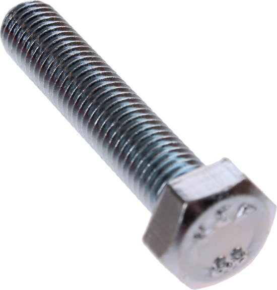 Zeskant bout M7 x 35 mm verzinkt 25 stuks (217735) van Merkloos