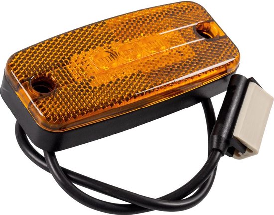 Zijmarkeringslamp Oranje LED  -12/24 volt-aanhanger -truck-trailer-Zonder steun van Horpol