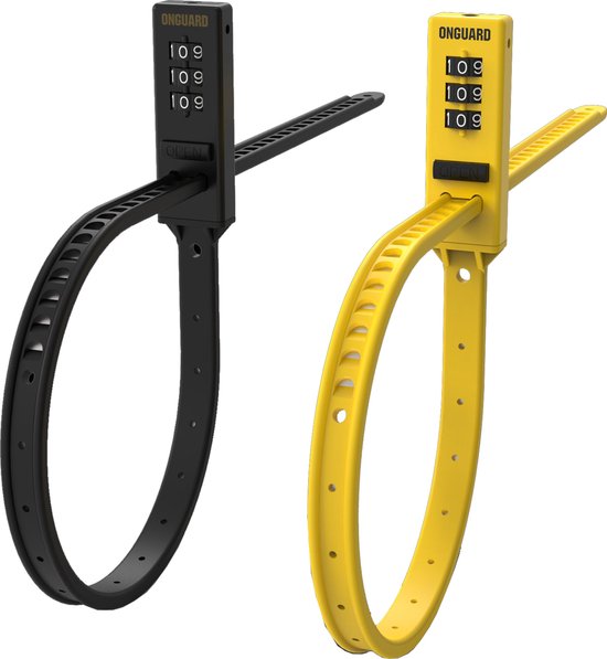 Zip Lock Twin Pack - Black / Yellow van Stasher