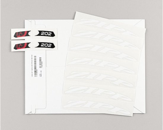 Zipp Decal Rim 202 Stickers Wit