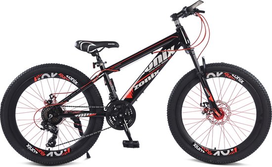 Zonix Road Bike jongensfiets MTB 24 inch 21 speed Shimano Rood